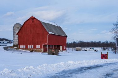 Karlı ülke Güney york County Pennsylvania