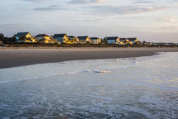 Panorama Beach domy na Ise Palms Beach, v Charlestonu Jižní — Stock fotografie