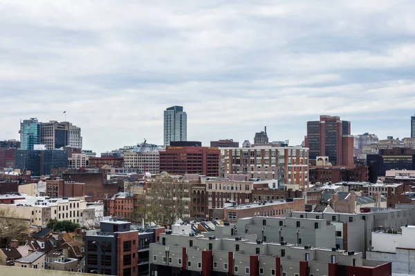 Skyline of downtown philadelphia, pennsylvania from Benjamin Fra — Stock Photo, Image