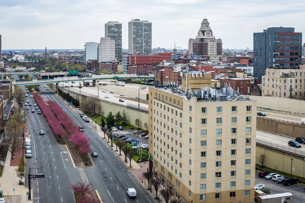 Skyline del centro di Philadelphia, penisola di Benjamin Fra — Foto Stock