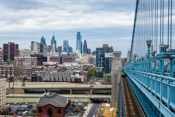 Skyline del centro de Filadelfia, Pensilvania de Benjamin Fra — Foto de Stock