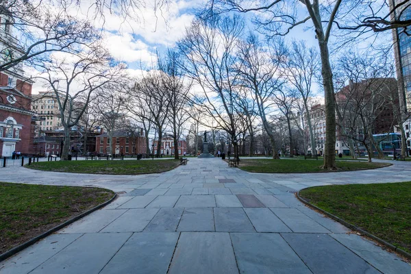 Thomas jefferson park tuin in philadelphia (Pennsylvania) — Stockfoto