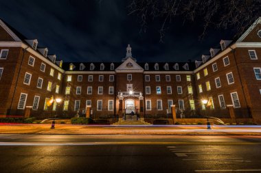 annapolis Maryland'de tarihi binanın uzun pozlama