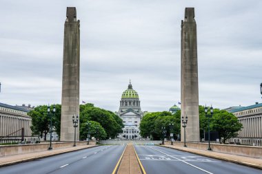 Harrisburg, soilders Pennsylvania'dan Binası Capitol bir