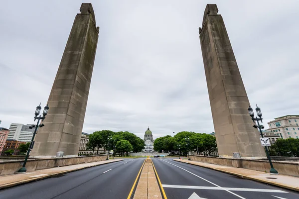 Bâtiment du Capitole à Harrisburg, pennsylvanie des soilders a — Photo