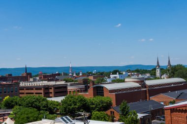Şehir merkezinin hava Frederick ve Carrol Creek mesire Frede içinde