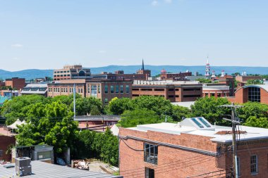 Şehir merkezinin hava Frederick ve Carrol Creek mesire Frede içinde