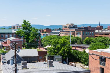 Şehir merkezinin hava Frederick ve Carrol Creek mesire Frede içinde