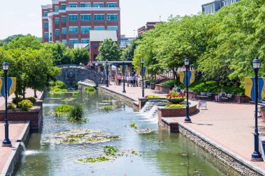 Doğal Frederick, Maryland Carrol Creek mesire alanında