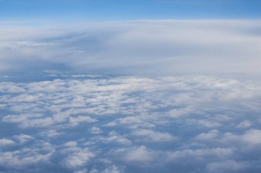 Bir battaniye bulutların üzerinde Teksas Amerika Birleşik Devletleri