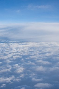 Bir battaniye bulutların üzerinde Teksas Amerika Birleşik Devletleri