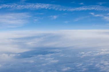 Bir battaniye bulutların üzerinde Teksas Amerika Birleşik Devletleri