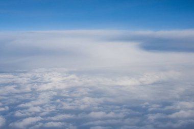 Bir battaniye bulutların üzerinde Teksas Amerika Birleşik Devletleri