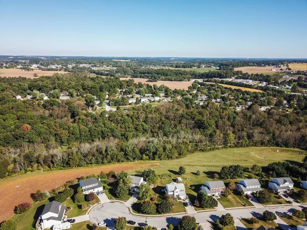Hava yeni özgürlük ve düşme sırasında Güney Pennsylvania çevresindeki tarım arazileri