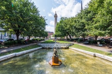 Mount Vernon yer Park içinde Baltimore, Maryland