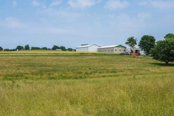 Campo Rural Condado York Pennsylvania Farmland Día Verano — Foto de Stock