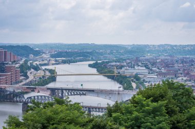 Pittsburgh, Pennsylvania Mount Washington manzarası