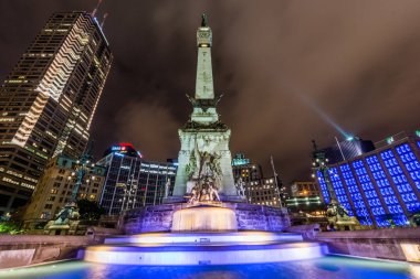 Asker ve denizcilerin Anıtı Şehir Indianapolis Indiana