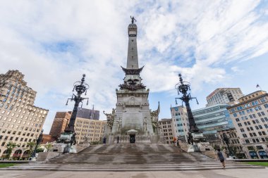 Asker ve denizcilerin Anıtı Şehir Indianapolis Indiana