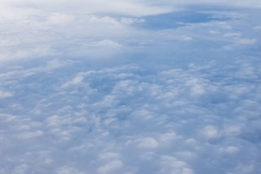 Bir battaniye bulutların üzerinde Teksas Amerika Birleşik Devletleri