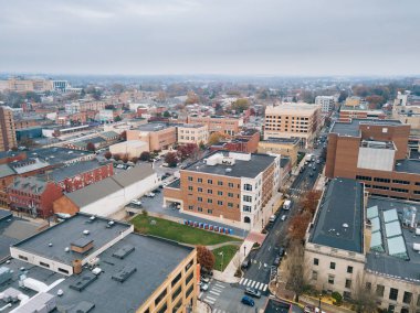 Şehir merkezinde Lancaster, Pennsylvania areound Merkez piyasalar, hava