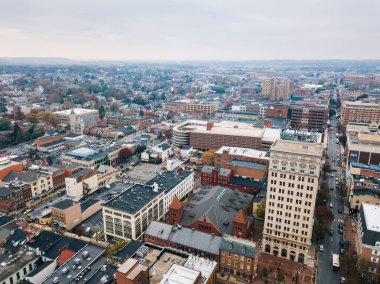 Şehir merkezinde Lancaster, Pennsylvania areound Merkez piyasalar, hava