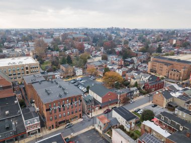 Şehir merkezinde Lancaster, Pennsylvania areound Merkez piyasalar, hava