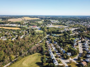 Hava yeni özgürlük ve düşme sırasında Güney Pennsylvania çevresindeki tarım arazileri