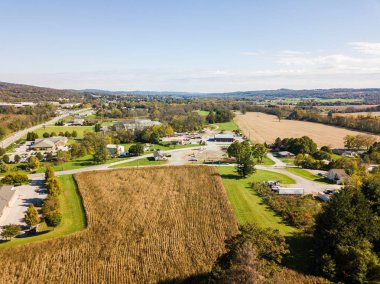 Açık arazi Gettysburg Route 30, Pennsylvnia yaz aylarında kapalı hava