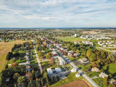 Main Street Shrewsbury, Pennsylvania düşme sırasında Güney York County