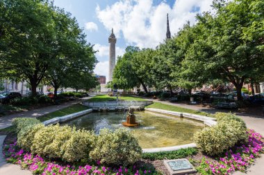 Mount Vernon yer Park içinde Baltimore, Maryland
