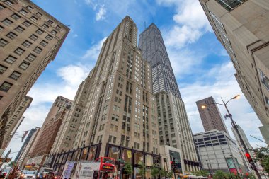 Old Town şehir bölge Chicago, Illinois Magnificent Mile yakınındaki