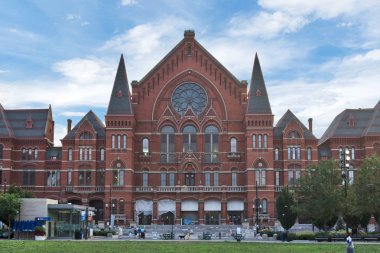 Üzerinde Rhine bölge Downtown Cincinnati, Ohio yılında Washington Park Cincinnati Music Hall