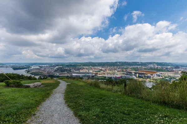 Skyline Pittsburgh Pennsylvania Desde Mount Washington — Foto de Stock