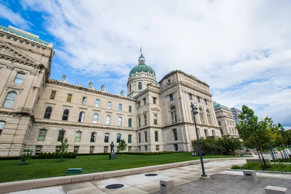 Biuro Podróży State House Indianapolis Stanie Indiana Okresie Letnim — Zdjęcie stockowe