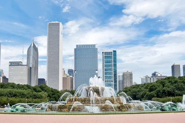 Illinois Állambeli Buckingham Fountain — Stock Fotó