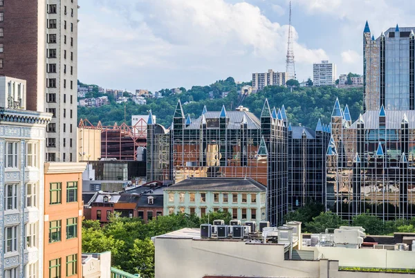 Okres Culrural Centru Města Vedle Přistání Allegheny Pittsburghu Pennsylvania — Stock fotografie