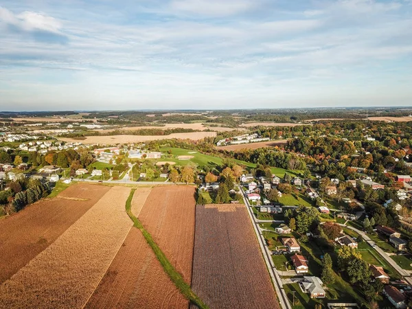 Jordbruksmark Landsbygdens Shrewsbury Pennsylvania Hösten — Stockfoto