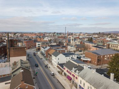 Şehir merkezinde Hannover, Pennsylvania Meydanı'nın yanında hava