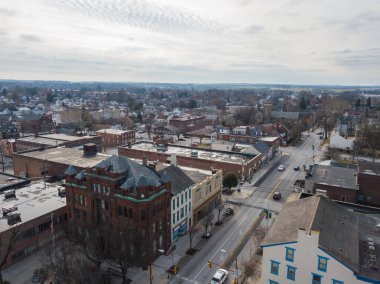 Şehir merkezinde Hannover, Pennsylvania Meydanı'nın yanında hava
