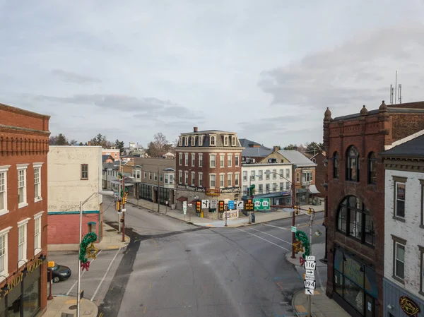 Aerial Downtown Hanover Pennsylvania Next Square – Stock Editorial
