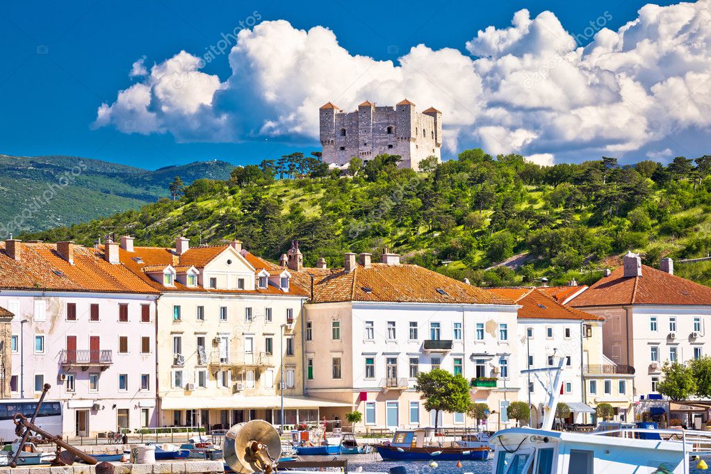 Town of Senj and Nehaj fortress view