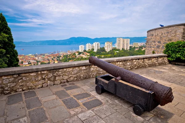 Cañón sobre la ciudad de Rijeka — Foto de Stock