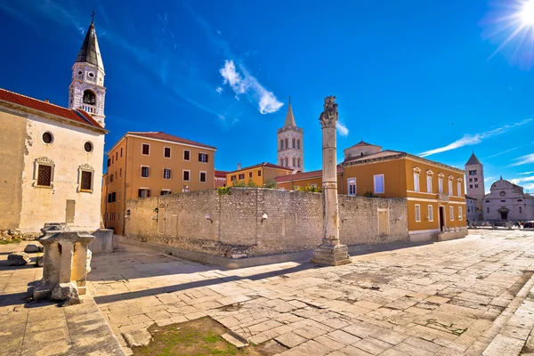 Marcos antigos da vista Zadar — Fotografia de Stock