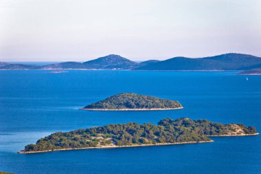 Hırvatistan görünümünün Adriyatik adalar