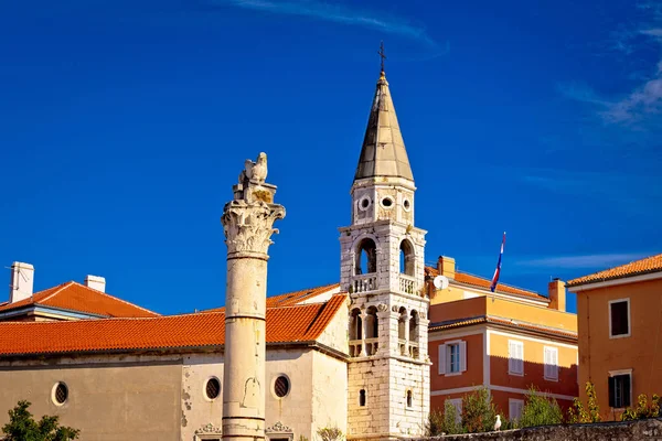 Monumentos romanos históricos de Zadar — Foto de Stock