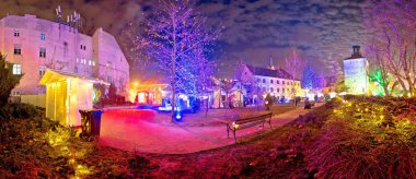 Zagreb üst şehir Noel pazarı 