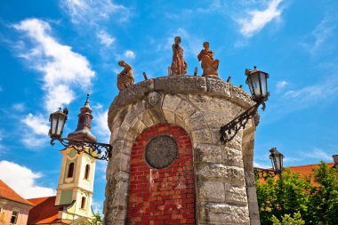 Karlovac şehir kare mimari Ayrıntılar