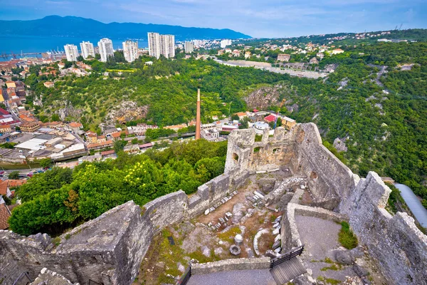 City of Rijeka view from Trsat — Stock Photo, Image