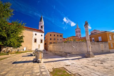 Zadar görünümünün antik yerler